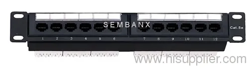 Cat5e 12 Ports Patch Panel 