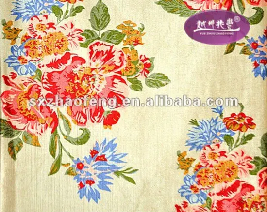 woven twill 100%cotton printed velveteen fabric for bedding
