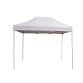 Gazebo Mudah Alih Putih dengan Kanopi Teduhan Matahari Tersuai