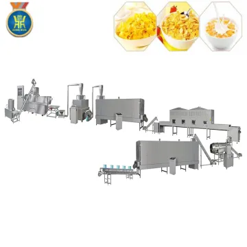 stainless steel breakfast cereals corn snacks making machines