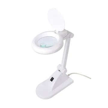 Adjustable Heavy Duty Stand Base LED Magnifying Lamp