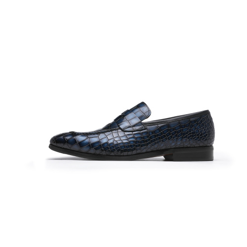 Mens Croco Leather Dress Ox Shoes