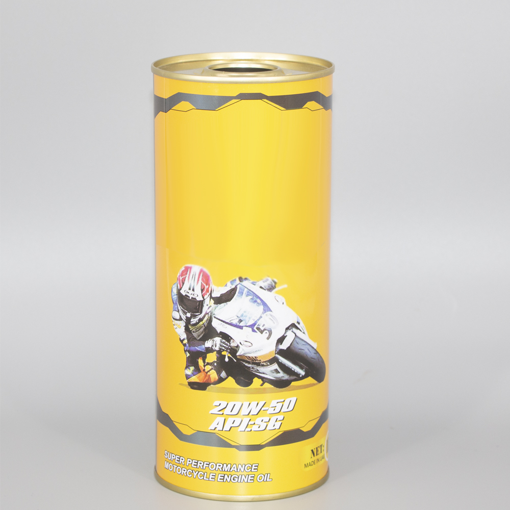 Support custom logo 1L motor oil tinplate can