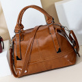 Fashion Leather drawstring bag cheap lady tote handbag