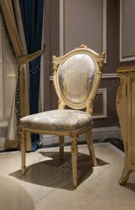 Alibaba Retro french louis style italian leather dining chair
