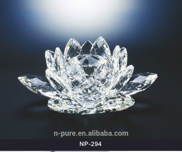 Crystal Glass Lotus Decoration Crystal Gift