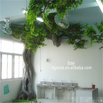 antique artificial banyan tree for hall decoration fiberglass trunk