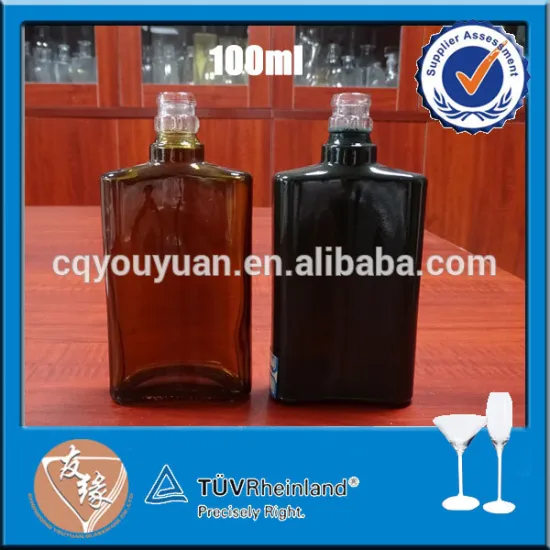 100ml volume colored coconut oil bottle manufacture