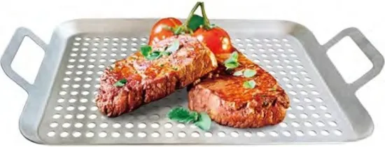 Stainless Steel Kitchenware BBQ Frying Pan Frying Food Skimmer