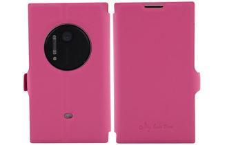 Luxury Nokia Leather Phone Case Pink Lumia N1020 Phone Wall