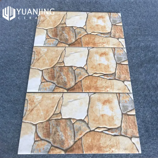 200x400mm Outdoor Wall Tiles: High-Quality 3D Concave & Convex Glazed Porcelain for Villa, Hotel, and Modern Vintage Exterior Decorations