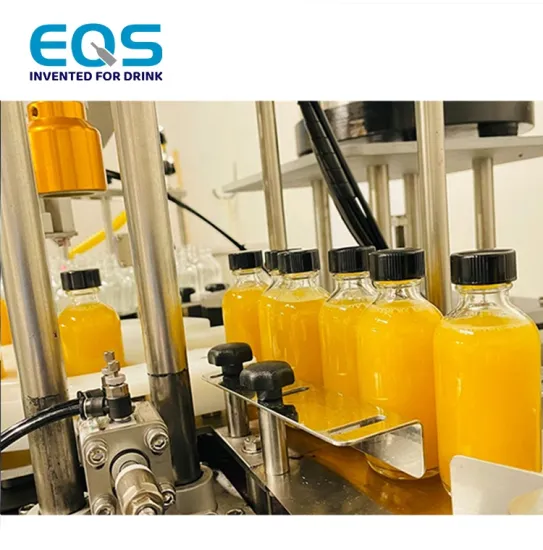 High Speed Mango Juice Production Line: Filling and Capping Machine