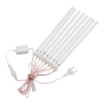 Luces de cuerda LED LED de lluvia de meteoritos de 50 cm para decoraciones de árbol de Navidad al aire libre