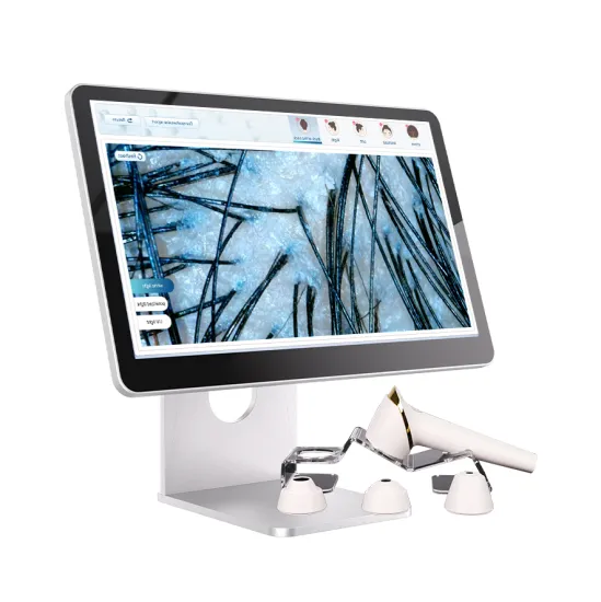 Professional 2-in-1 Hair & Skin Analyzer: Combining Microscope Camera Technology for Enhanced Facial Care and Scalp Detection