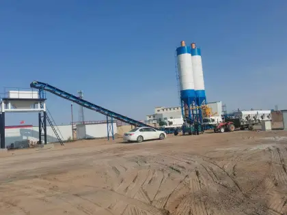 Stabilized soil batching plant