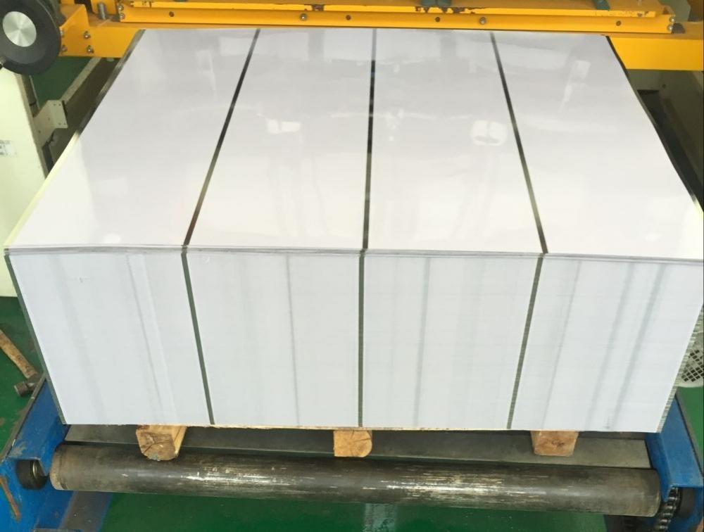 Tinplate white lacquer with welding margin