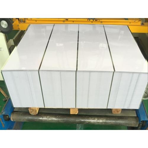 Tinplate white lacquer with welding margin