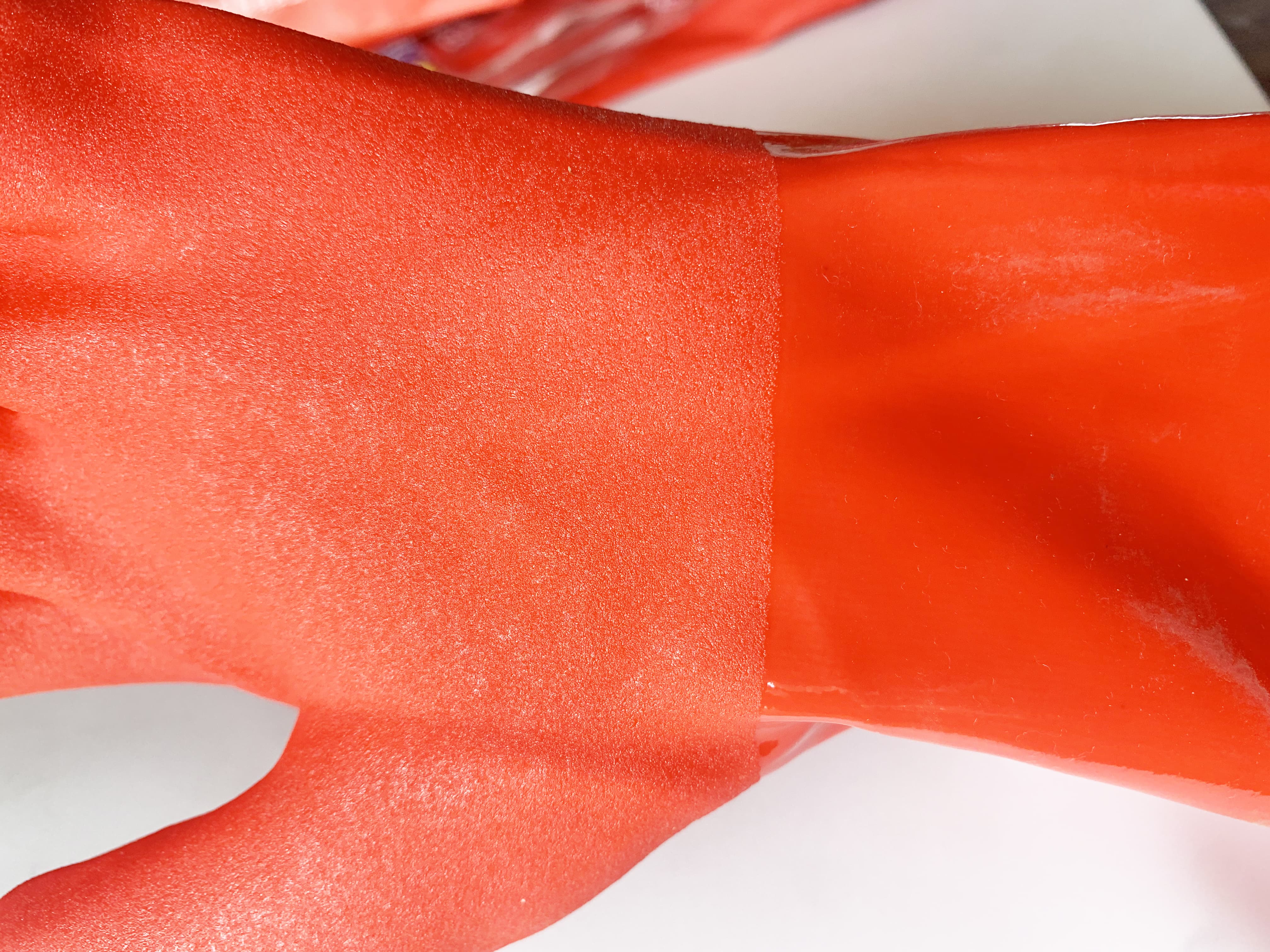 Warm household gloves with pu fleece lining