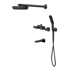 brass shower system Hand Held 3 Function Rain Head Shower System Manufactory