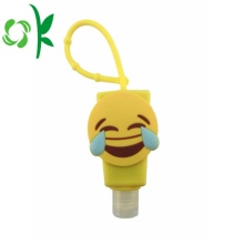 3D Silicone Cartoon Customized Sanitizer Bottle with Holder