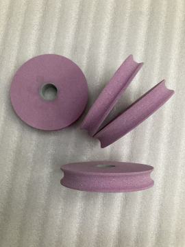 100mm Red Ceramic Grinding Wheel, Concave Radius Profile – for Stainless Steel Radius