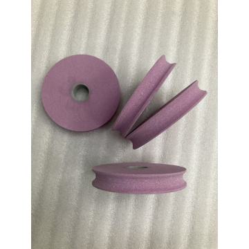 100mm Red Ceramic Grinding Wheel, Concave Radius Profile – for Stainless Steel Radius