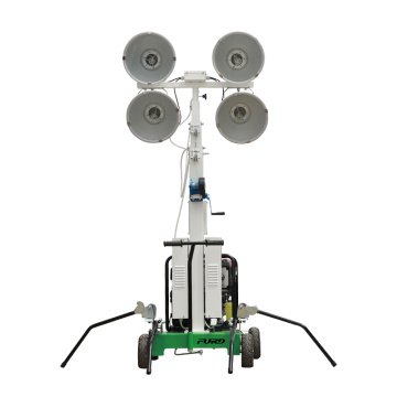 5M Manual light tower 4.5kw lighting machine