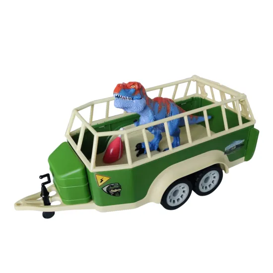 Hot Selling DIY Pickup Truck with Trailer for Dinosaur Assembly Toy for Kids