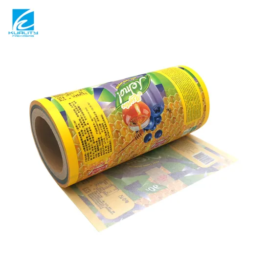 Food Laminated Paper Roll Film Plastic Packaging for Ice Popsicles