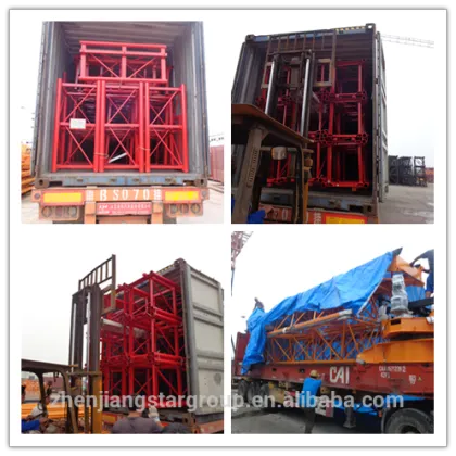 tower crane, flat-top tower crane, mini crane,construction machinery,tipper trucks
