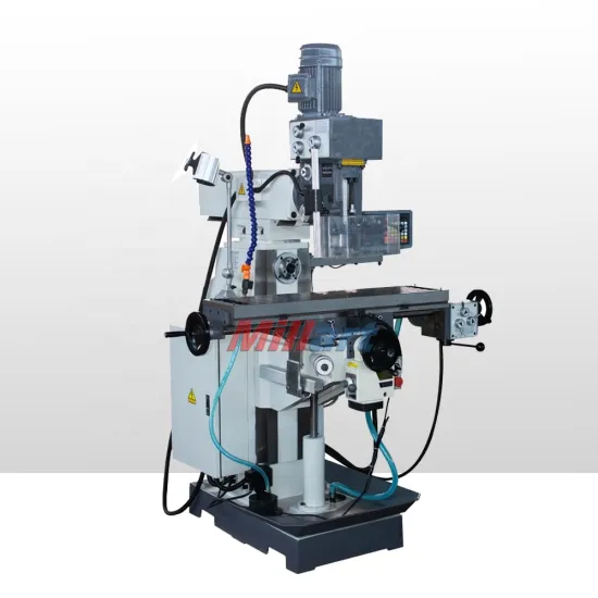 Conventional Milling Machine ZX7550C and Universal High Speed Mill Head for Sale: Motor Driven Drilling and Milling Machine