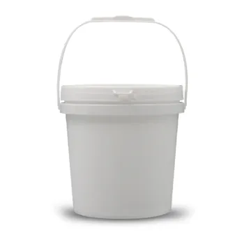 Custom Wholesale Food Grade Transparent Plastic Buckets with Lids - 1L Plastic Buckets