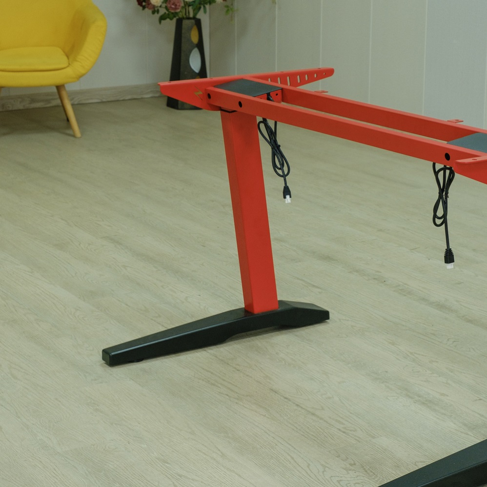 Double motor adjustable table stand