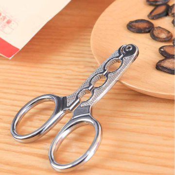 Melon Seed Scissor Plier Nut Cracker Kitchen Utensils Nutcracker Stainless Steel Multi-Function Pine Nut Sheller Opener