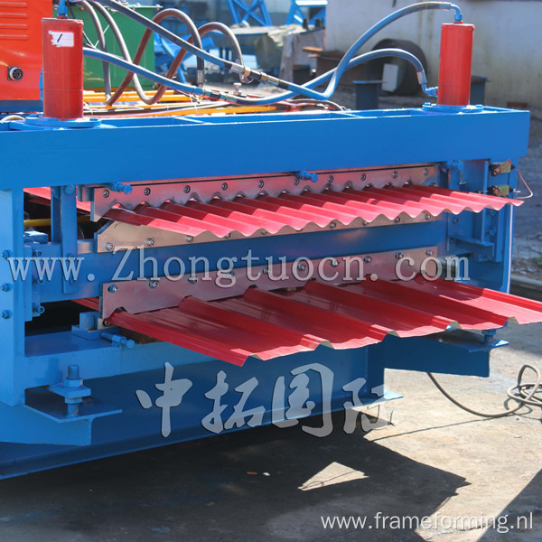 double layer metal sheet roofing roll forming machine