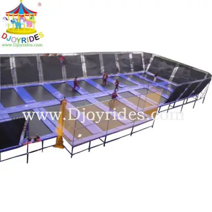 Entertainment Trampoline Park With Useful Colorful