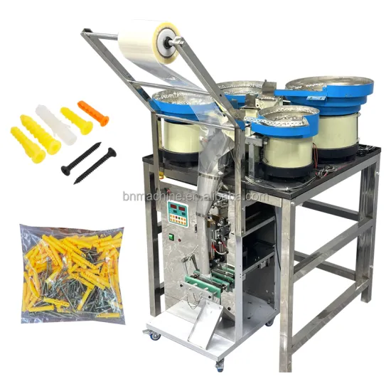 Vibration Plate Automatic Button Nail Bolt Screw Counting Packing Machine