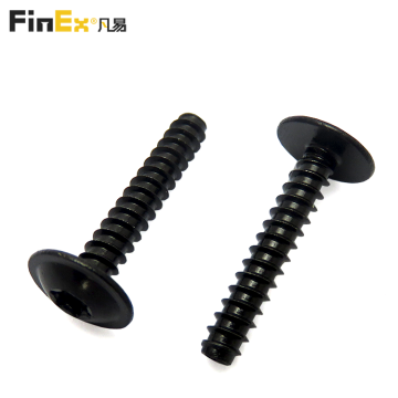 Skru Pengetuk Sendiri Torx Kepala Flange Hitam