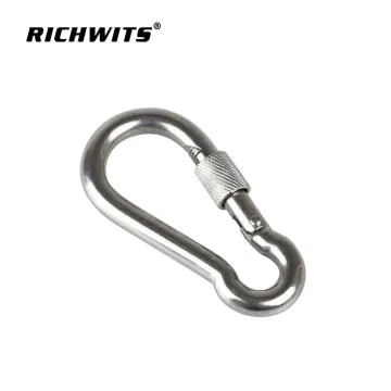 Marine Accessories High Quality Stainless Steel 304/316 Screw Lock Snap Hooks carabiner