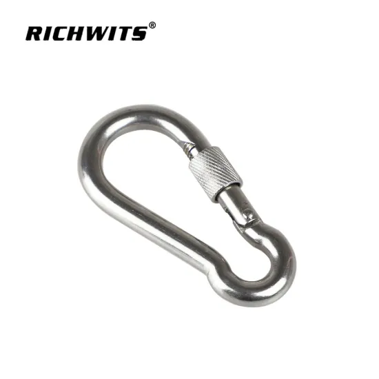 Rigging hardware lock hook carabiner SS304 Spring Snap Hook Carabiner