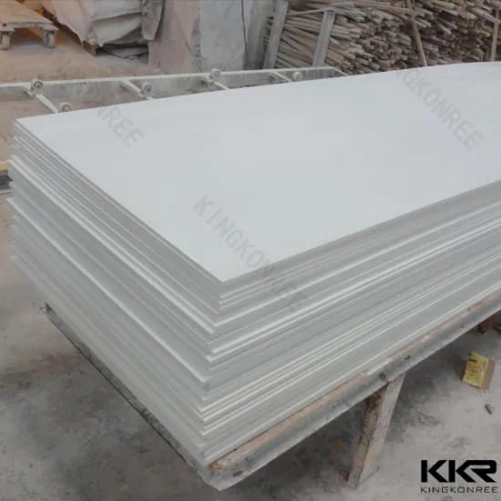 white solid surface alabaster sheet