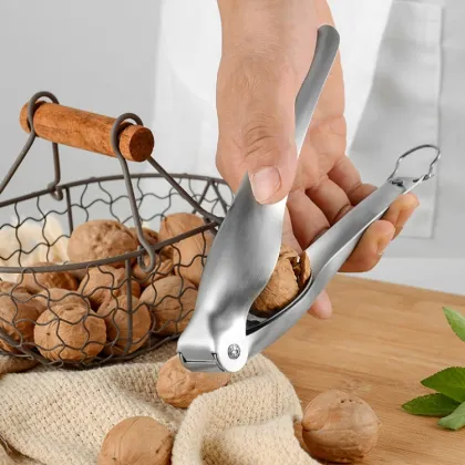 JinHaiYue High Quality Stainless Steel Nutcrackers: Chestnut Clip & Walnut Pliers