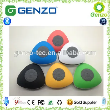 Hot sale Triangle shape Sucking Mini Waterproof Bluetooth Speaker