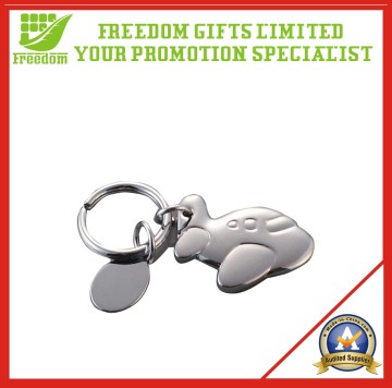 Promotional Plane Shape Metal Keychain