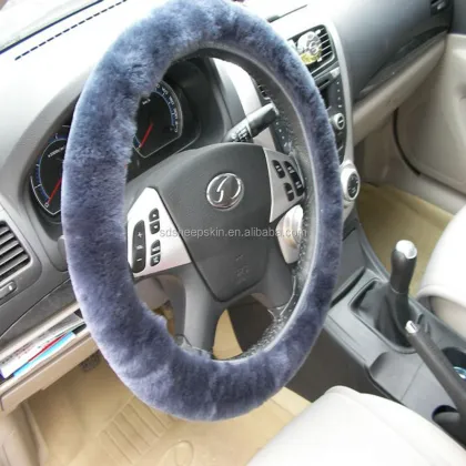 Sheepskin Wool Steering Wheel Covers