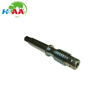 CNC machining steel pto worm shaft for brush cutter