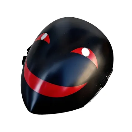 Unisex Anime Black Bullet Smile Mask
