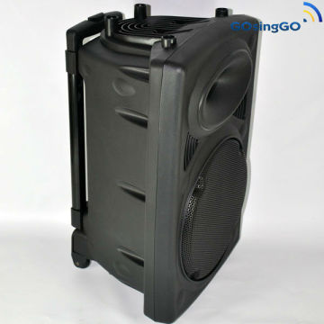 portable dj active speaker with mic
