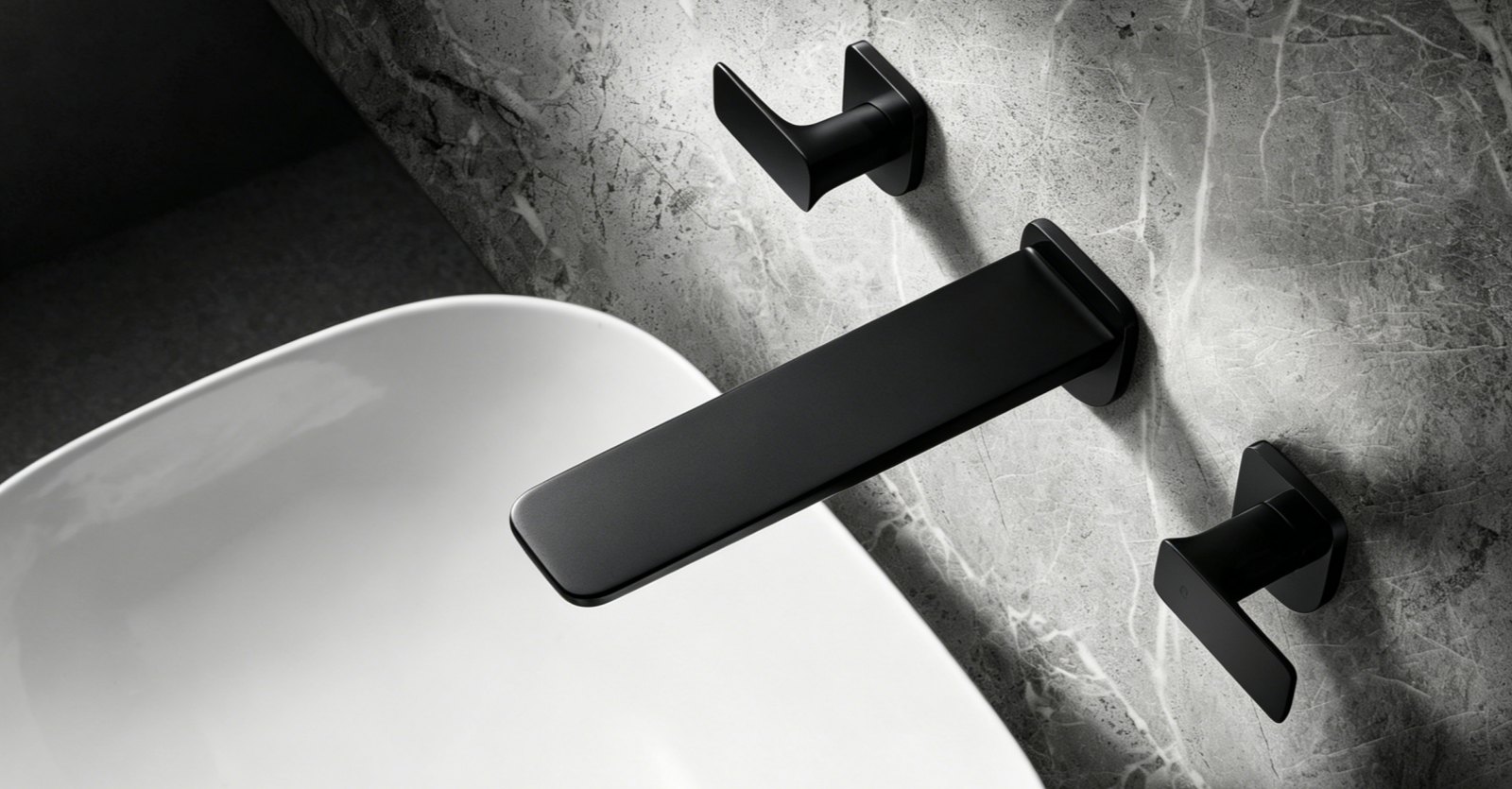 Wall Mounted Single Lever Basin Mixer