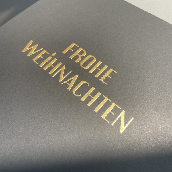 Custom Matte Black Gift Box with Magnetic